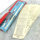 MASONEILAN SPAIN slide ruler for vapors and gases in it's pouch with instructions Original 1970s