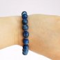 LAPIS LAZULI beaded BRACELET Spring ring closure Original In gift pouch Italy