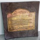 PENISTONE FLYING CLUB YORKSHIRE brass and wood plaque Aviation memorabilia PENISTONE FLYING CLUB YORKSHIRE brass and wood plaque Aviation memorabilia