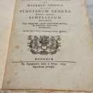 Botanical gardens in Bologna Italy Book Edition 1753 by Monti
