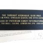 Slide ruler TARRANT HYDRAULIC FLOW flow in pipes and circular sewers