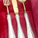 Child cutlery gift set for 1st year in SILVER 800 Made in Italy