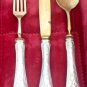 Child cutlery gift set for 1st year in SILVER 800 Made in Italy
