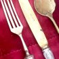 Child cutlery gift set for 1st year in SILVER 800 Made in Italy
