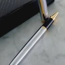 Renault F1 Team roller chromed ball pen Formula 1 in steel and gold it's gift box