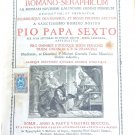 MISSALE ROMANO Missal book Pope Pio VI Pius VII Original book edition 1792
