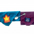 Boy Scouts memorabilia set 3 pieces Silver spoon and 2 handkerchief Boy Scouts memorabilia set 3 pieces Silver spoon and 2 handkerchief