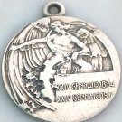 Medal pendant SILVER 800 100th anniversary Zampini Tipography Vatican 1974 Medal pendant SILVER 800 100th anniversary Zampini Tipography Vatican 1974