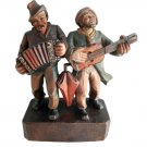 Innsbruck Austria Hand carved wood sculture street musician Miniature Folk Art