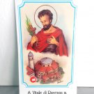 Saint VITALIS VITALE RAVENNA Italy Votive image & relic reliquary ex indumentis