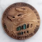ITALY aeronautics AVIATION Bronze medal Verona Italy 1982 Aviatori D'Italia