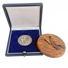 2 medals Poste Italiane Italian Post Office Italy one in bronze & one silver 800