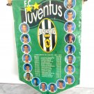 JUVENTUS Soccer team pennant flag banner Championship 1991 - 1992 with photos