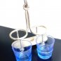 August Wellner & Sons Salt & Pepper table set or for sauces in silver plated