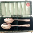 6 SPOONS FOR COFFEE OR DESSERT by Yeoman Plate in EPNS and gold plated 1950s 6 SPOONS FOR COFFEE OR DESSERT by Yeoman Plate in EPNS and gold plated 1950s