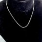 NECKLACE Sterling Silver CABLE CHAIN Made in Italy by Taitu Jewels Italy
