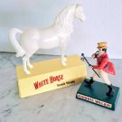 WHITE HORSE & Johnnie WALKER Scotch Whisky advertising statues