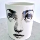 Fornasetti porcelain cup vase from the Collection Tema e Variazioni Made in Italy