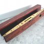 WILSON LOVATT & SON double bubble spirit wood torpedo level in wood and brass Long 12 inches