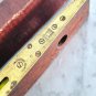 WILSON LOVATT & SON double bubble spirit wood torpedo level in wood and brass Long 12 inches