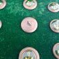 MARIO PIERALLI 12 BUTTONS complete set Marine with anchor in gold color Italy