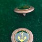 MARIO PIERALLI 12 BUTTONS complete set Marine with anchor in gold color Italy