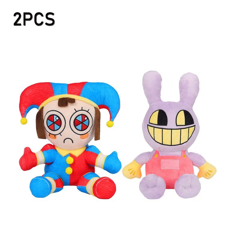 New The Amazing Digital Circus Plush Clown Ragatha Pomni Cartoon Jax ...