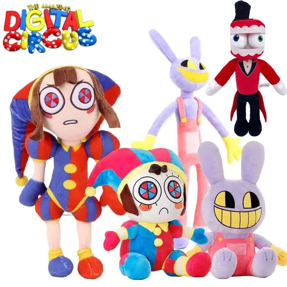 The Amazing Digital Circus Pomni Jax Plush Cartoon Plushie Toys Theater ...