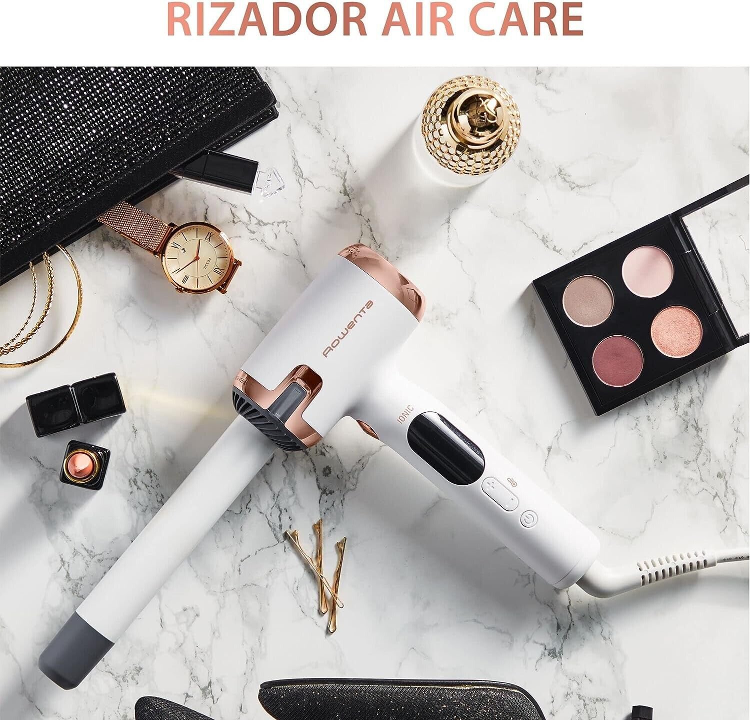Rowenta Air Care Ultimate Experience Curling Iron CF4310 L-shaped hair ...