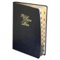 BIBLE SEGOND 1910, GROS CARACTÈRES, SOUPLE, NOIRE, TR. OR AVEC ONGLETS