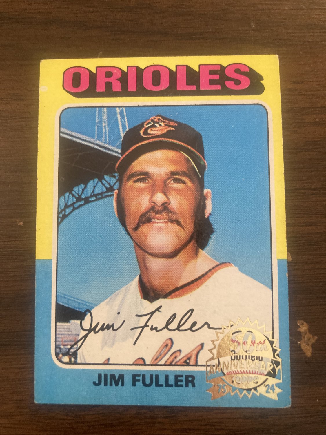 2024 Topps Heritage 50th Anniversary Buyback Jim Fuller 594