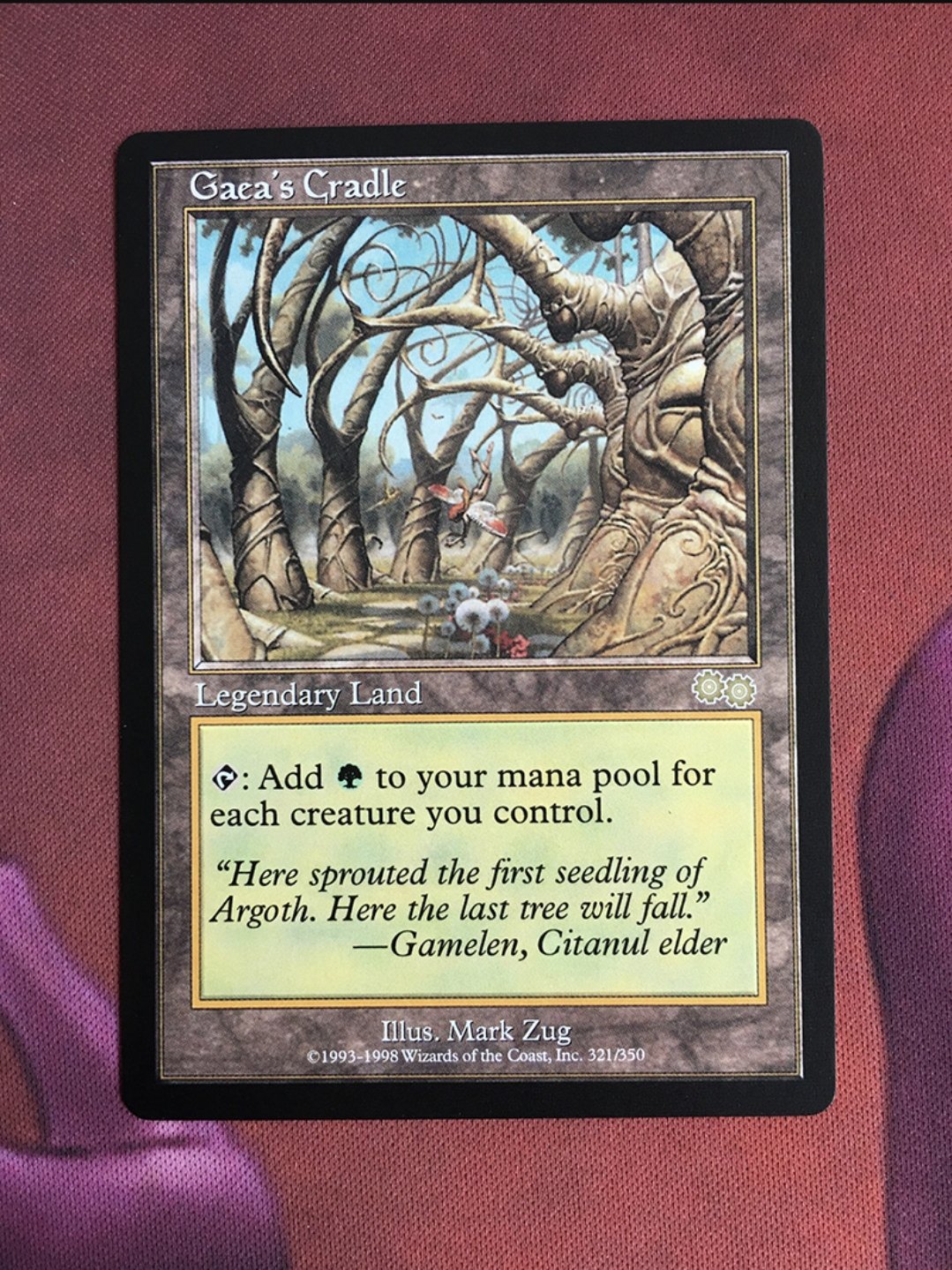 1x Mtg Proxy Gaea&acirc;��s Cradle Urza&acirc;��s Saga magic the gathering proxy mtg cards