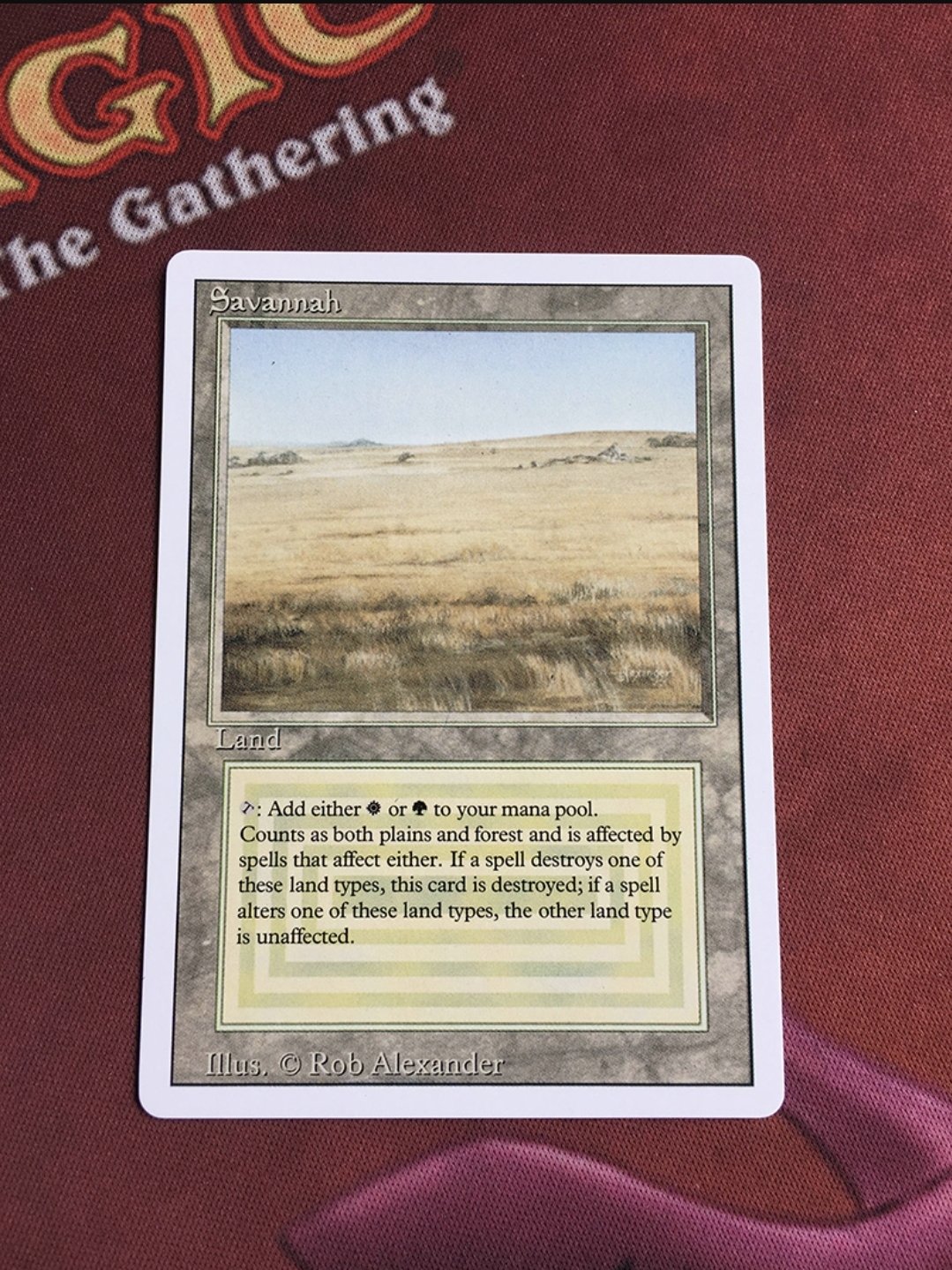 1x Mtg Proxy Savannah Revised magic the gathering proxy mtg cards
