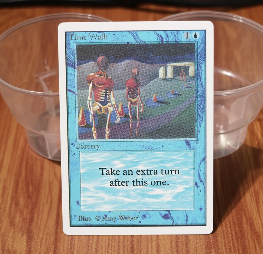 1x Mtg Proxy Time Walk Unlimited magic the gathering proxy mtg cards