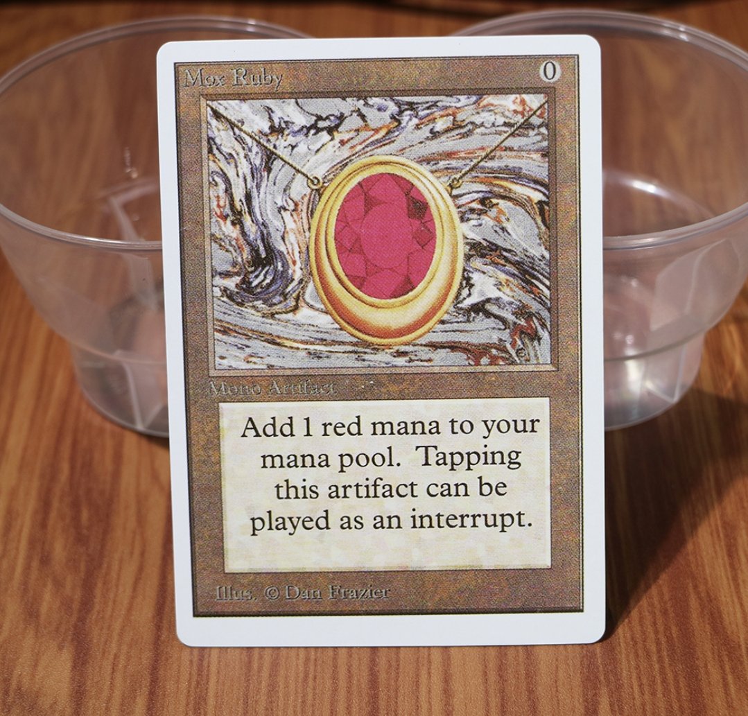 1x Mtg Proxy Mox Ruby Unlimited magic the gathering proxy mtg cards