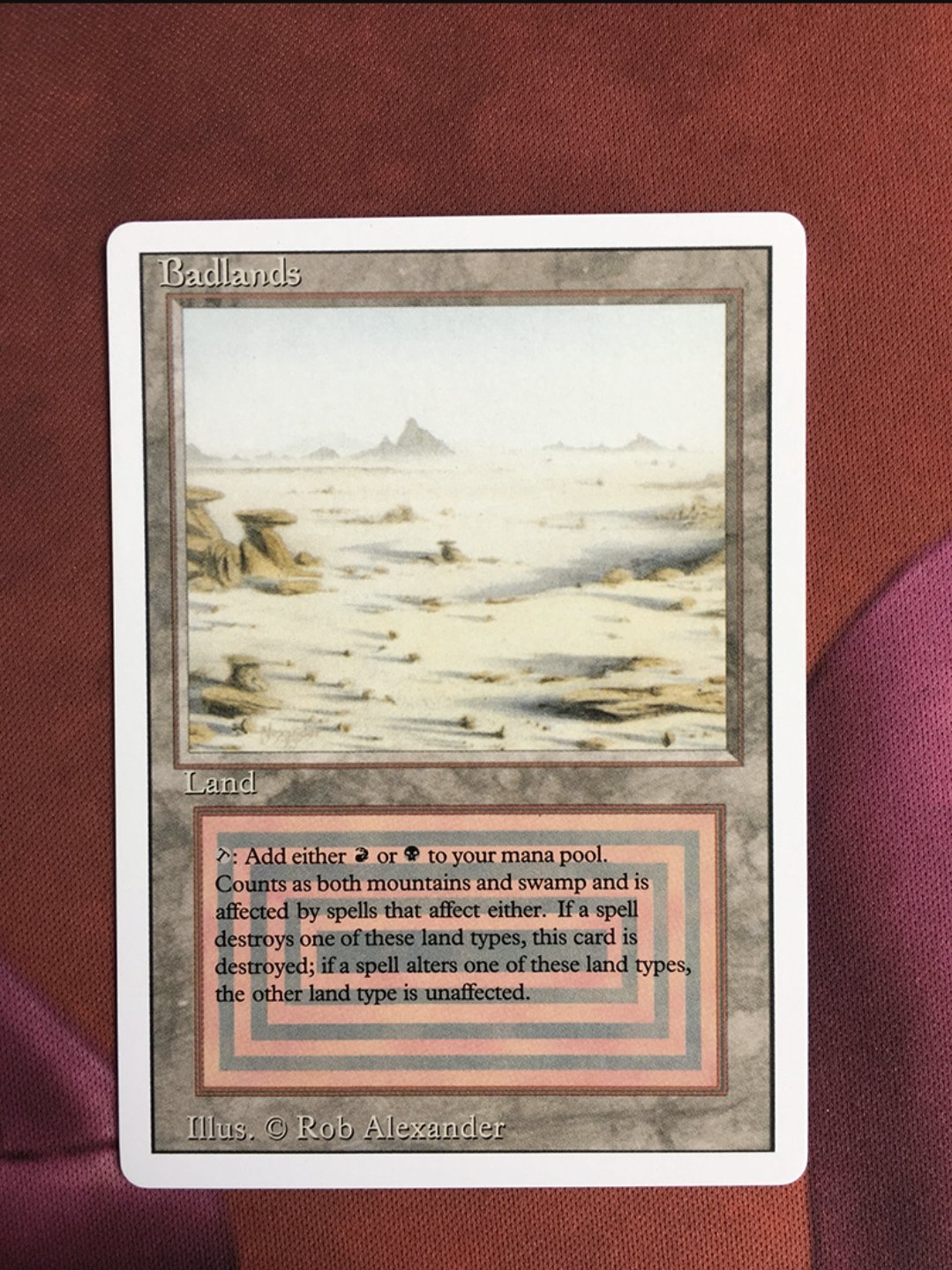 1x Mtg Proxy Badlands Revised magic the gathering proxy mtg cards