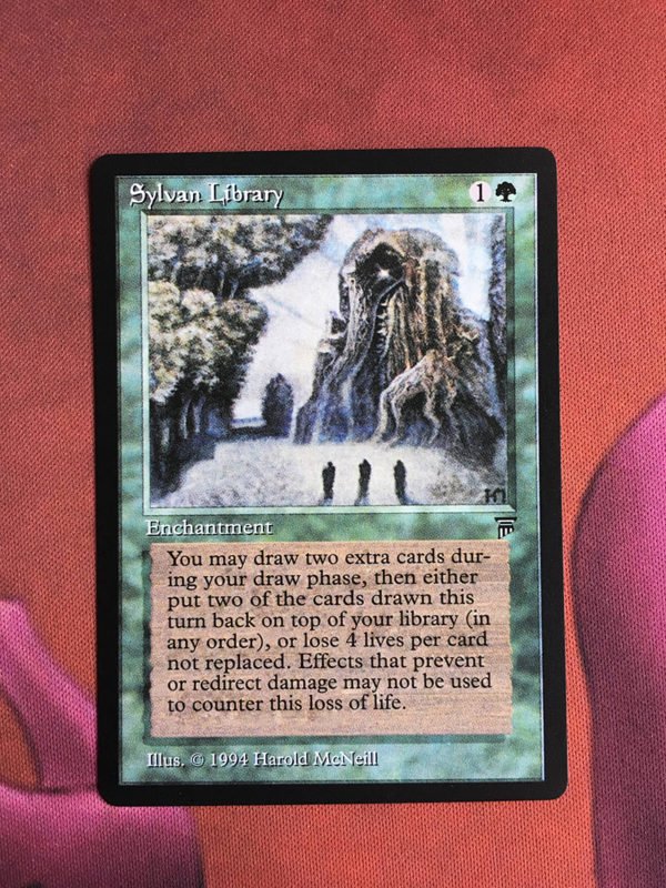 1x Mtg Proxy Sylvan Library Lengends magic the gathering proxy mtg cards