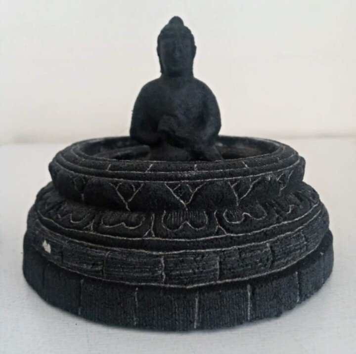 Borobudur temple miniature stupas