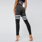 YYBD-0021, wholesale pants women knitted seamless breathable stripe yoga fitness leggings