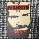 THE MANSON FILE by Nikolas Schreck Amok Press ,1988 Paperback