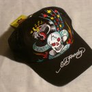 ED HARDY DEATH OR GLORY TRUCKER HAT "BLACK"