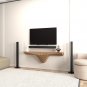 Batamex Parametric 50" Floating Shelf Modern Geometric 3D Wavy Wooden Wall Piece