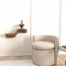 Batamex Parametric 20" Floating Shelf Modern Geometric Wooden 3D Wavy Wall Piece