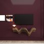 Batamex Parametric 40" Floating Shelf Modern Geometric 3D Wavy Wooden Wall Piece