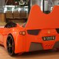 TT Red Twin Car Bed, Sound FX, LED Lights, Premium Rear Seat
