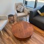 Batamex Home Handcrafted Solid Wood Round Coffee Table