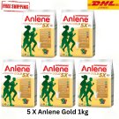 5 X Anlene Gold 5X Milk Powder 1kg Adult 45+ Years Old Or Older 5 X Anlene Gold 5X Milk Powder 1kg Adult 45+ Years Old Or Older