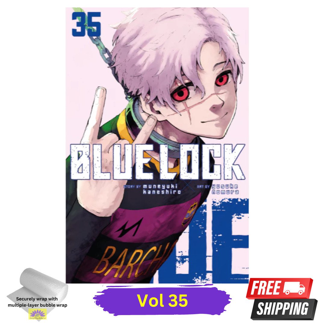 Blue Lock Manga Latest Volume 35 English Version Comic Book New - Free Shipping