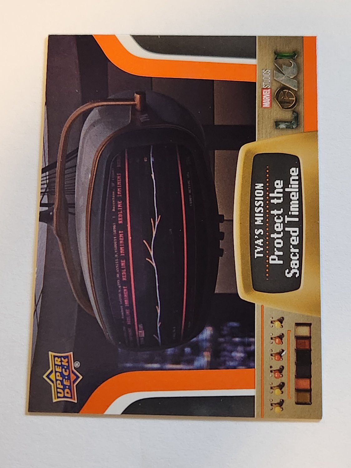 Protect The Sacred Timeline 2023 Upper Deck Loki Season 1 TVA Mission Insert Card