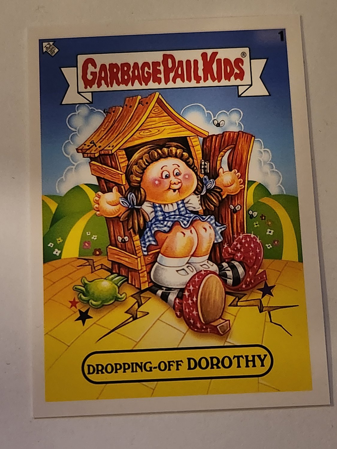 Dropping-Off Dorothy 2022 Topps Garbage Pail Kids Book Worms Gross Adaptions Card